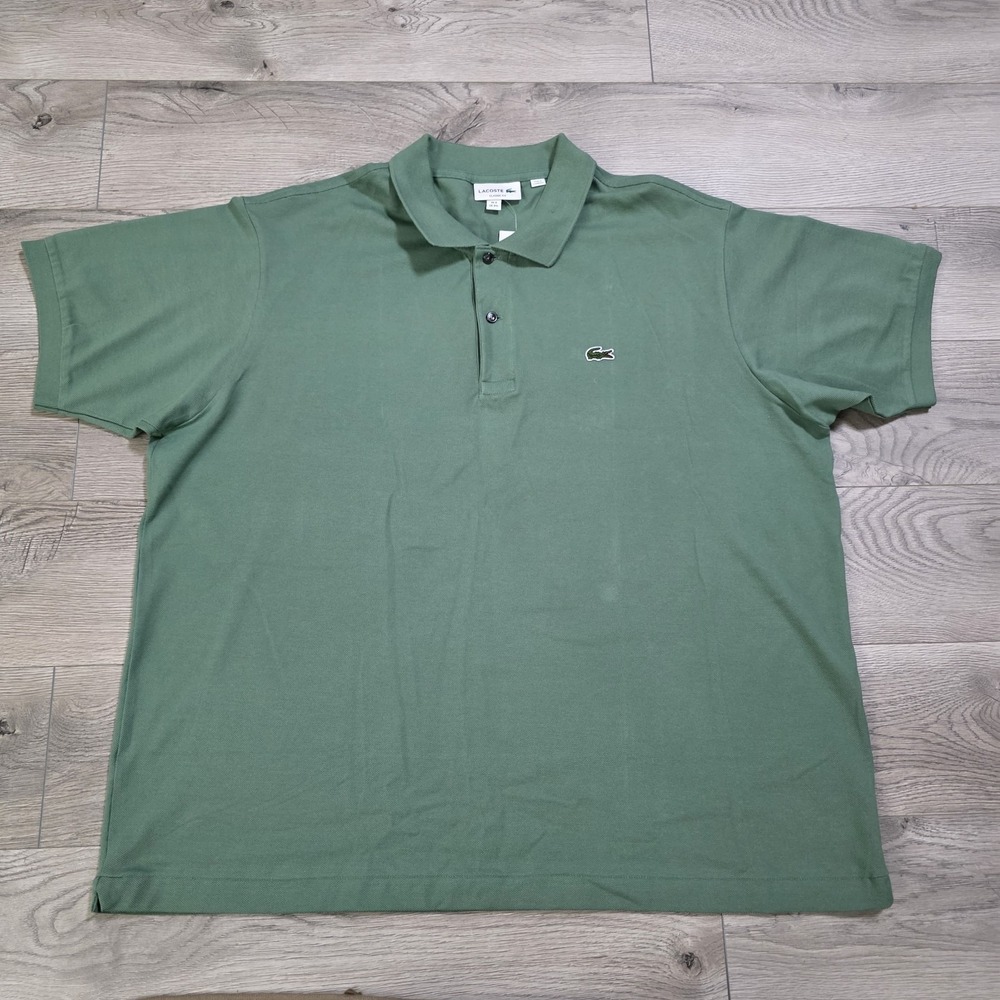 Lacoste Men's Classic Fit Polo Shirt Size US 3XL‎ FR 8 Green NWT SEE PHOTOS